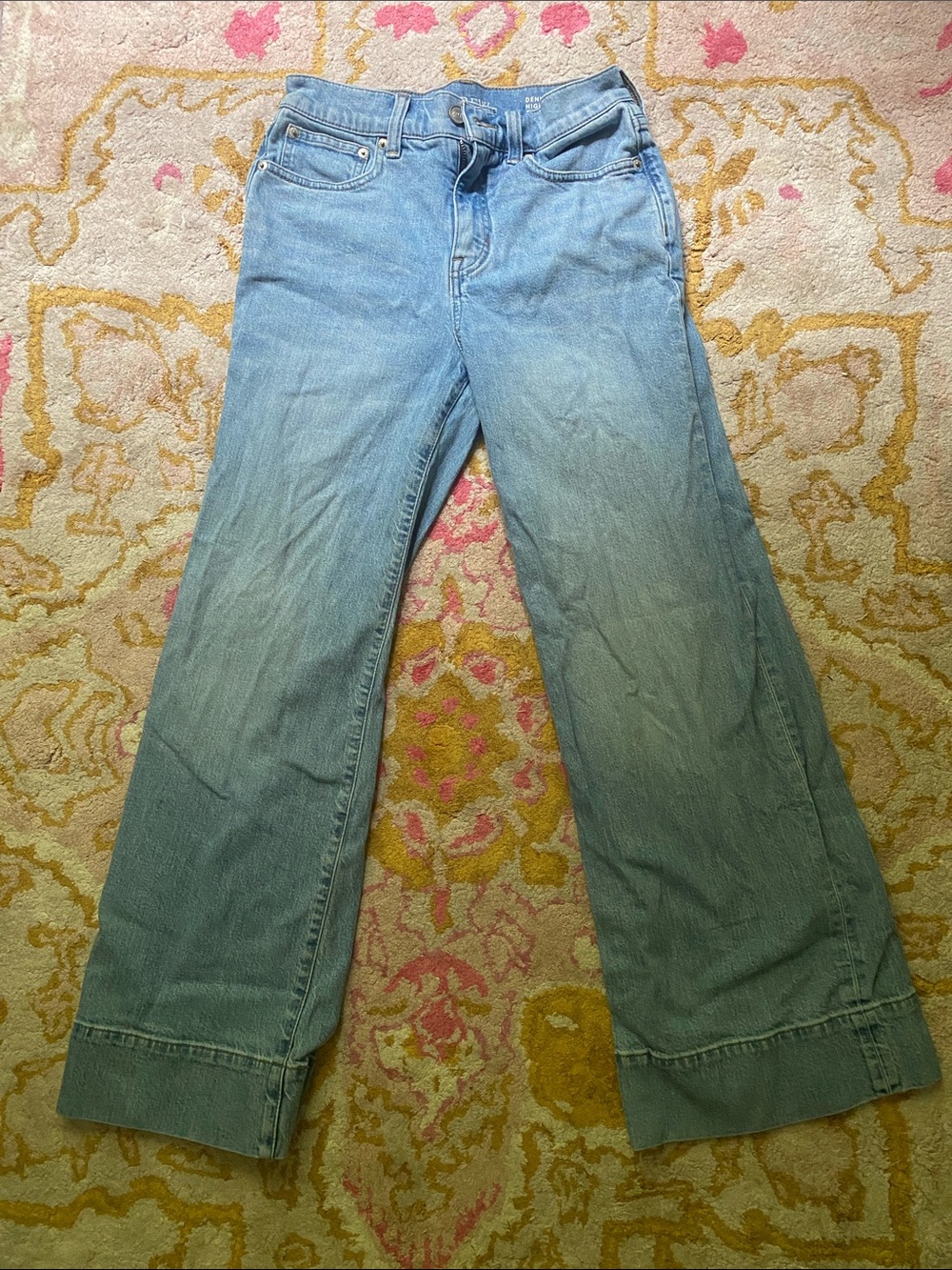 J. Crew Light Blue Wide-Leg Jeans